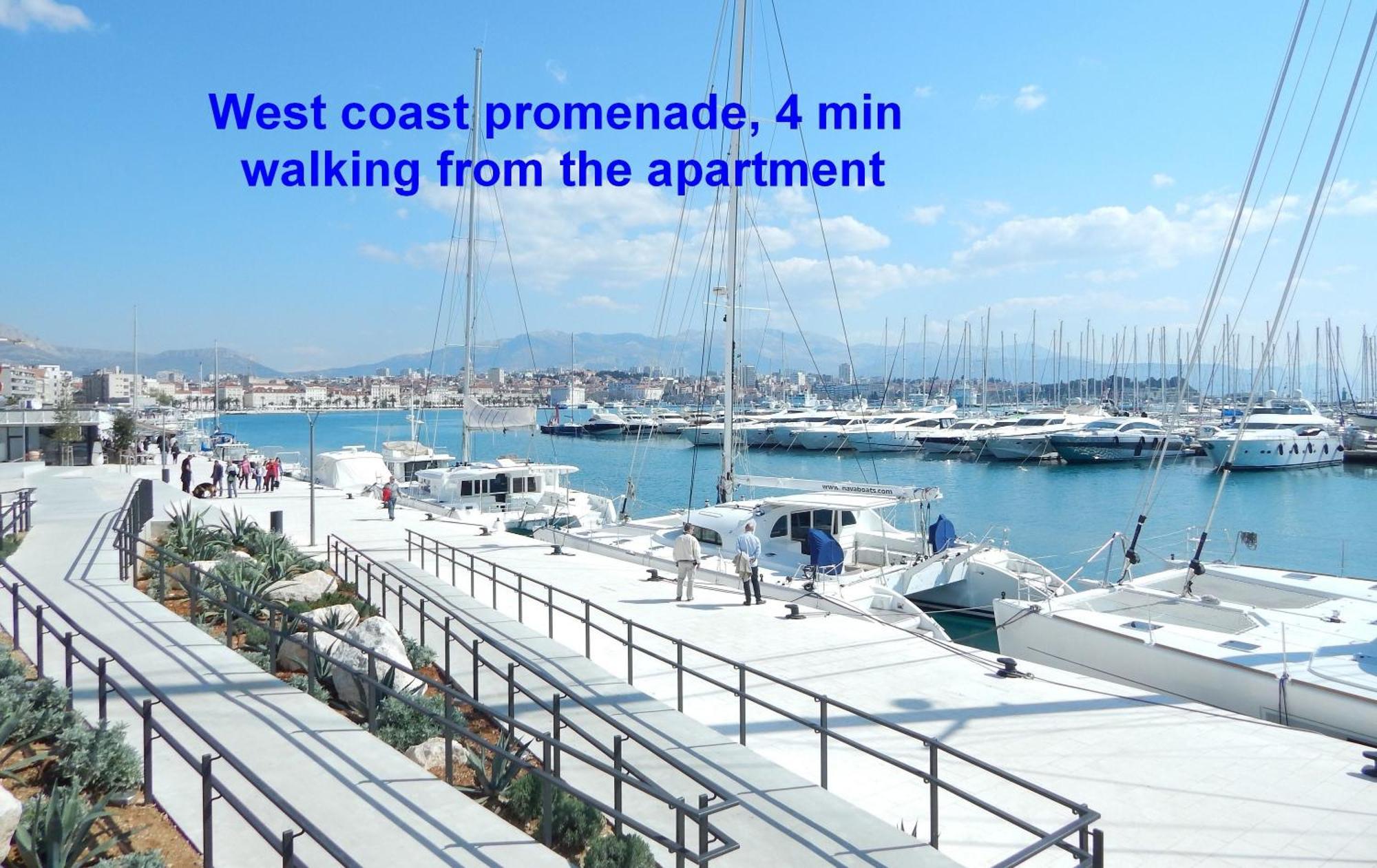 ספליט Beachfront Apartment Drazen, With Garden And Parking מראה חיצוני תמונה